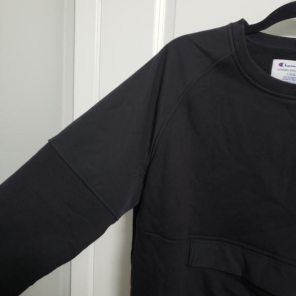 CHAMPION Black Sweatshirt with Pocket - Picture 4 of 8
